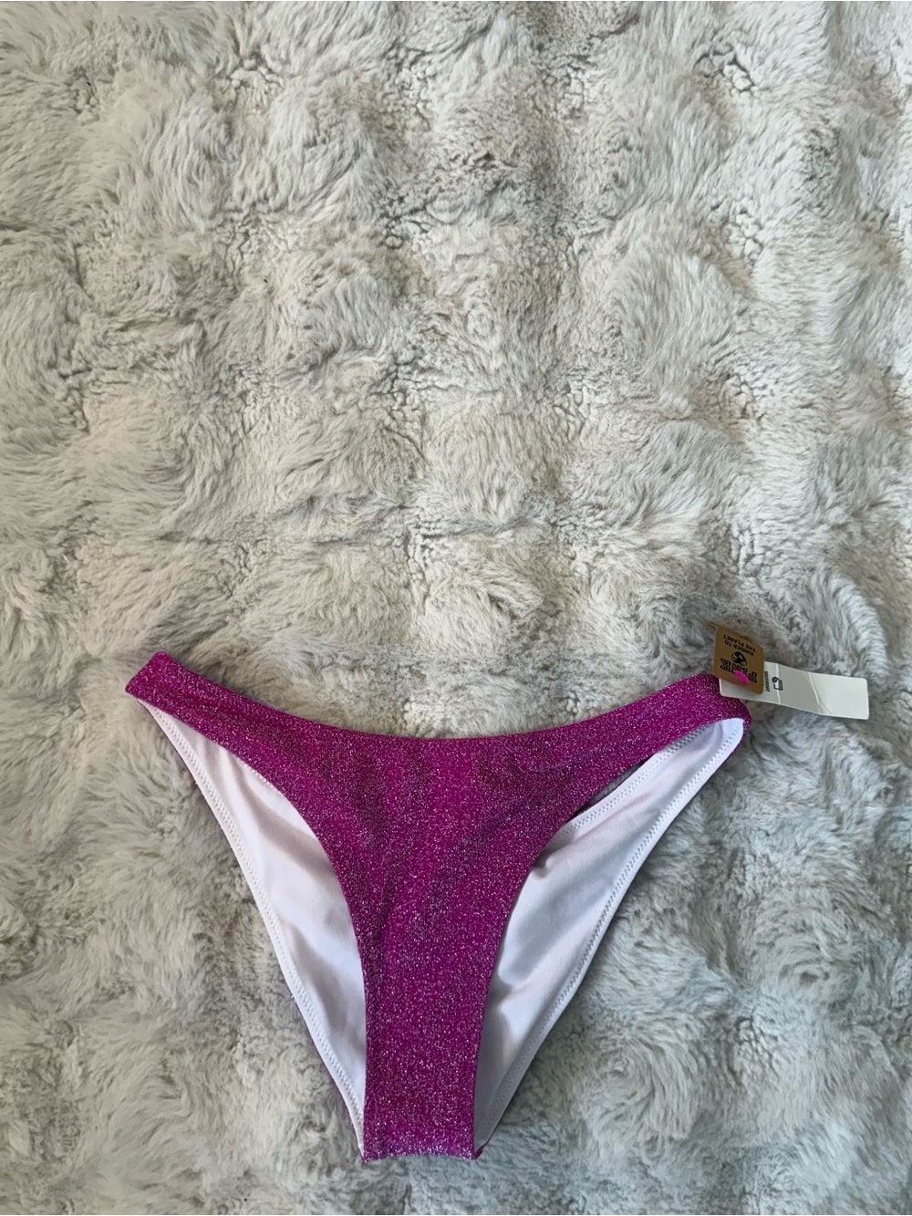 NWT Victoria’s Secret PINK Shimmer Brazilian Bikini Bottom
